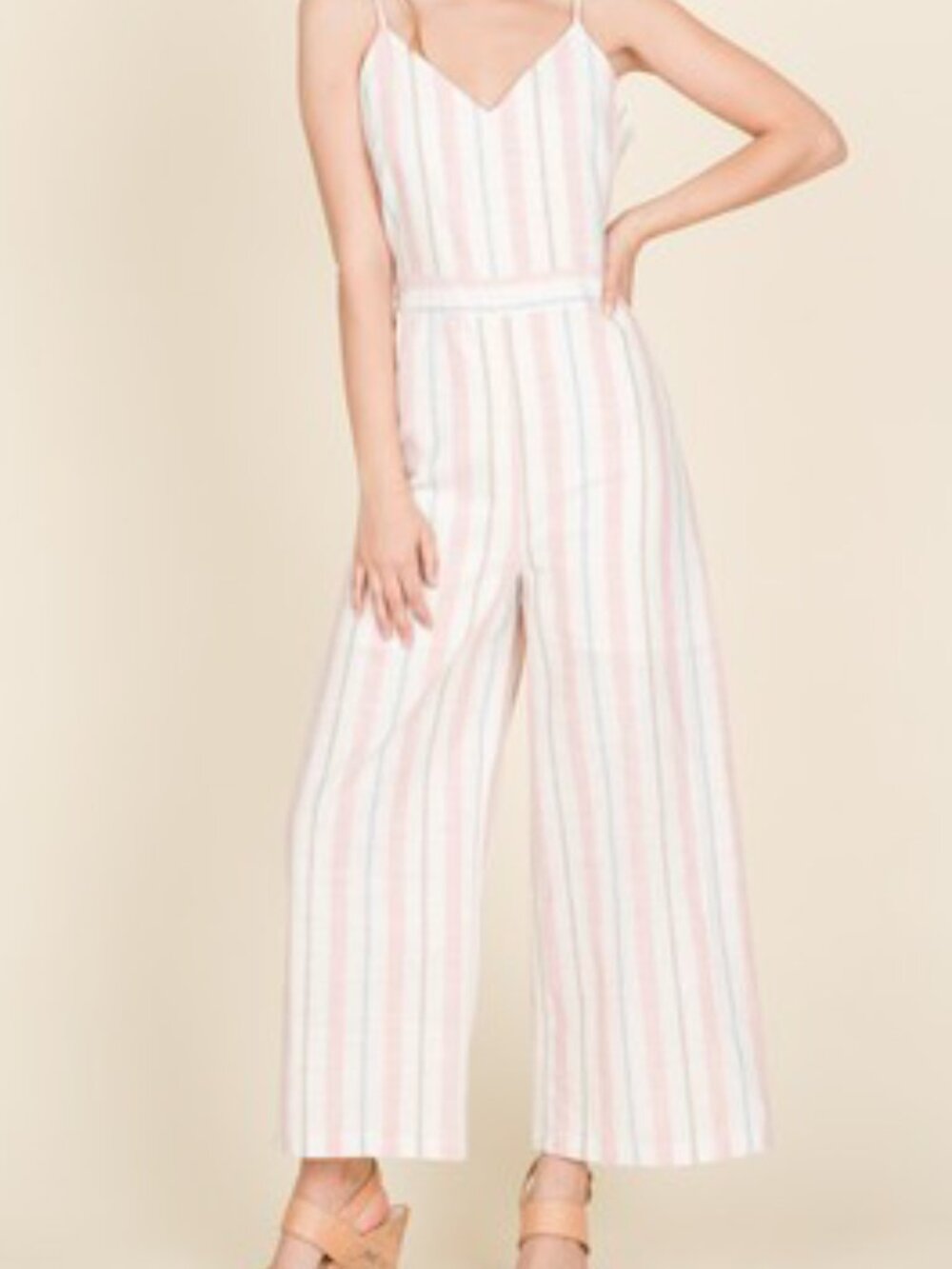 Spaghetti strap jumpsuit
